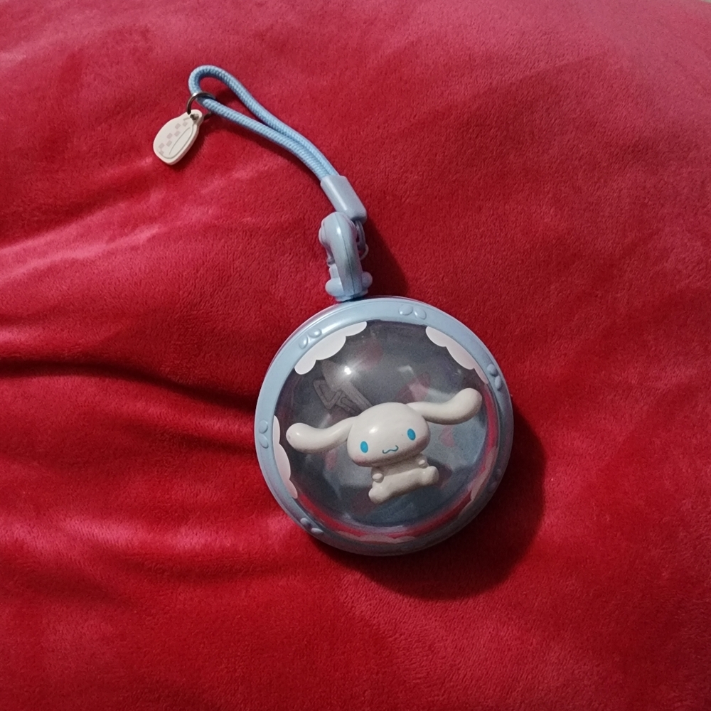 Pop Mart Sanrio Cinnamoroll Blue Capsule Keychain with Strap